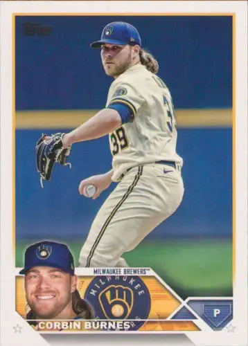 2023 Topps #225 Corbin Burnes NM-MT Brewers ID:57952 - Trading Cards