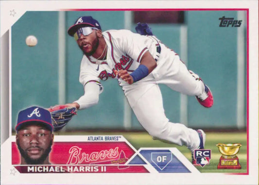 2023 Topps Michael Harris II Atlanta Braves Baseball Card NM-MT RC Rookie