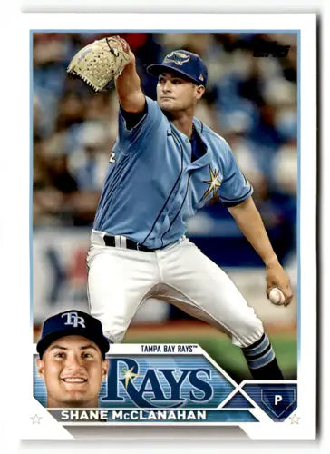2023 Topps #236 Shane McClanahan NM Near Mint Rays ID:49636 - Trading Cards