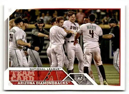 Original gloss Arizona Diamondbacks baseball card featuring Simply Sandoval from 2023 Topps