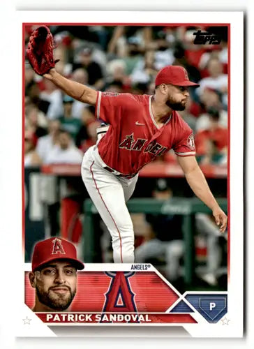 2023 Topps #327 Patrick Sandoval NM-MT Angels ID:49588 - Trading Cards