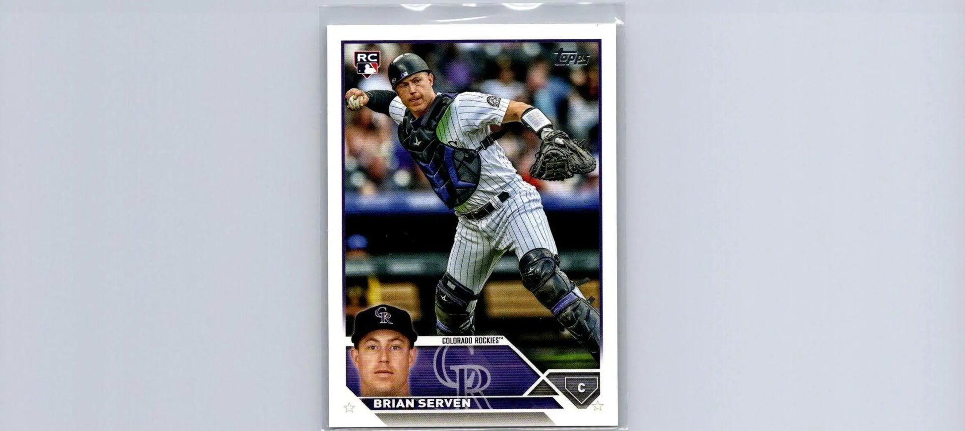 Brian Serven 2023 Topps #41 trading card featuring the baseball player Brian Serven