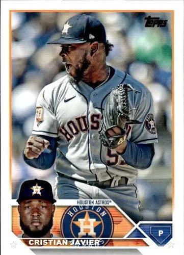 2023 Topps #55 Cristian Javier NM-MT Astros ID:49539 - Trading Cards