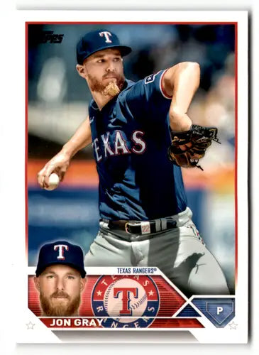 2023 Topps #73 Jon Gray NM-MT Rangers ID:49559 - Trading Cards