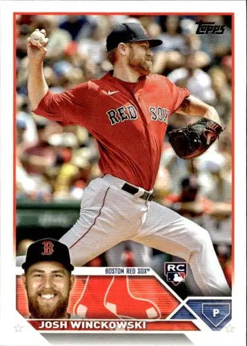 2023 Topps #76 Josh Winckowski NM-MT RC Rookie Red Sox ID:49755 - Trading Cards