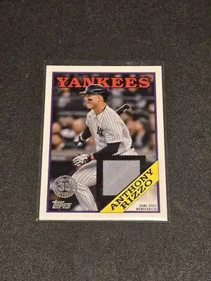 Anthony Rizzo Yankees baseball card from 2023 Topps #88R-ARZ Topps Baseball 35th anniversary