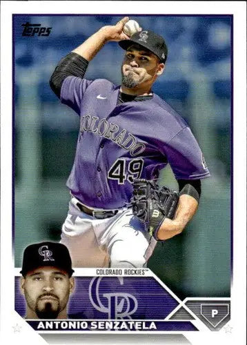 2023 Topps #99 Antonio Senzatela NM-MT Rockies ID:49623 - Trading Cards