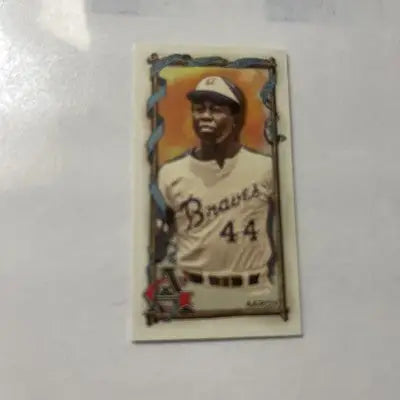 2023 Topps Allen & Ginter Hank Aaron trading card display