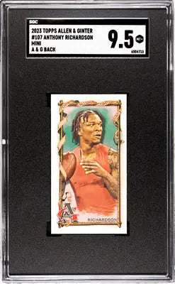 Graded Ginter Anthony Richardson trading card in 2023 Topps Allen & Ginter set