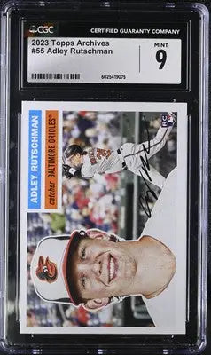 2023 Topps Archives Adley Rutschman baseball card CGC 9 for collectors