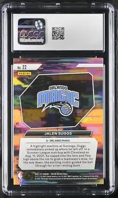 Graded Jalen Suggs basketball card from 2023 Topps Athletes Unlimited Instant Impact CGC 9