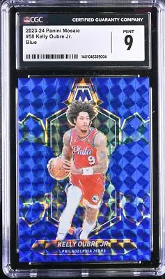 Graded Kelly Oubre Jr. basketball card from 2023 Topps Athletes Unlimited CGC 9