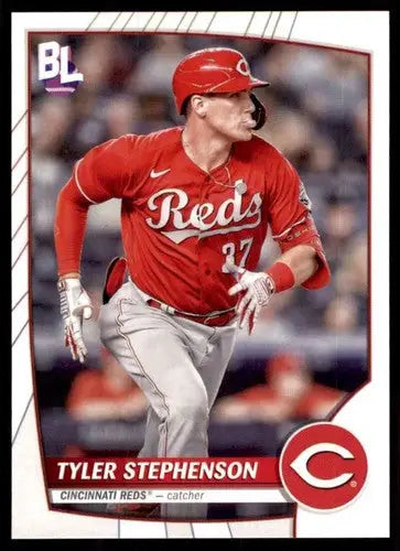 2023 Topps Big League Tyler Stephenson baseball card Reds NM-MT product ID 56336