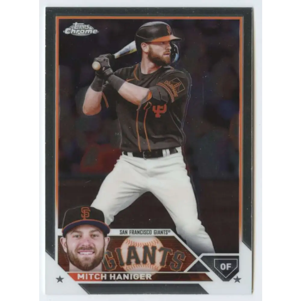 2023 Topps Chrome #122 Mitch Haniger NM-MT San Francisco Giants Baseball Card