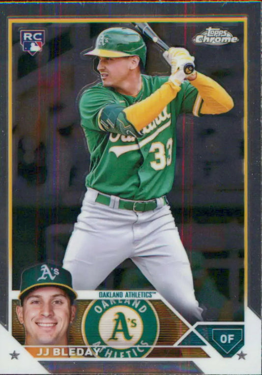 2023 Topps Chrome JJ Bleday NM-MT RC Rookie Baseball Card Oakland Athletics