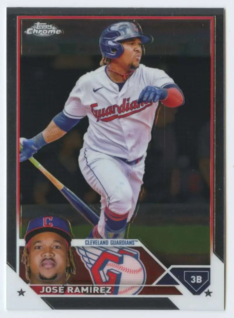 Jose Ramirez 2023 Topps Chrome #38 NM-MT Cleveland Guardians Baseball Card