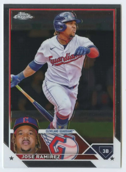 Jose Ramirez 2023 Topps Chrome #38 NM-MT Cleveland Guardians Baseball Card