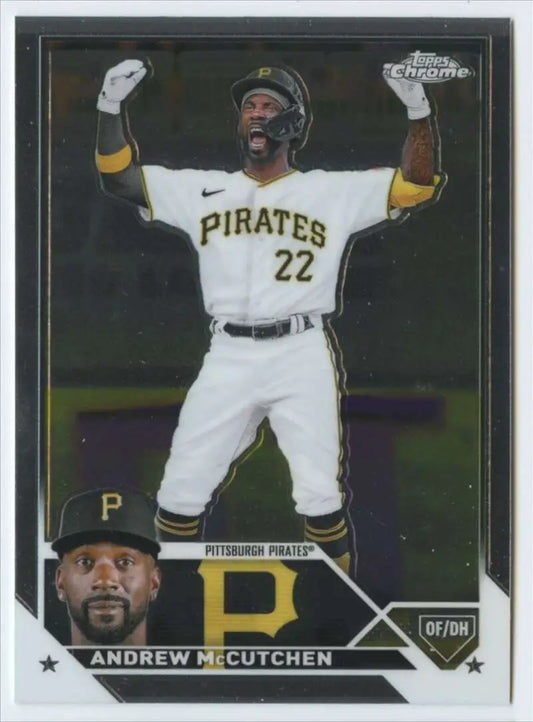Andrew McCutchen 2023 Topps Chrome #92 Baseball Card for Pittsburgh Pirates fans