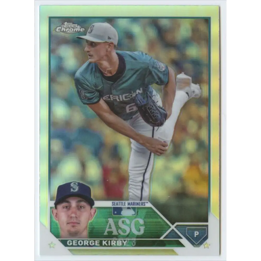 2023 Topps Chrome Update All-Star Game Refractor #ASGC-36 George Kirby NM-MT Seattle Mariners Baseball Card