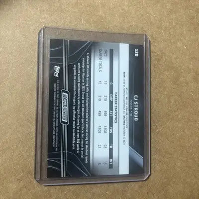 CJ Stroud football card from 2023 Topps Composite Topps Chrome Black series