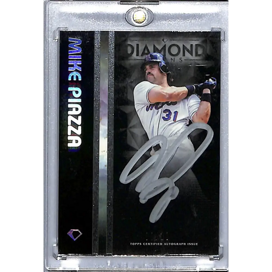 2023 Topps Diamond Icons #BPA-MP Mike Piazza NM-MT Auto 8/10 New York Mets Baseball Card