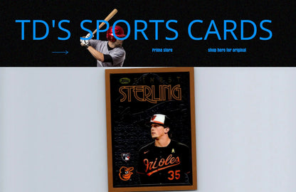 Baseball card of Adley Rutschman from 2023 Topps Finest Flashbacks collection