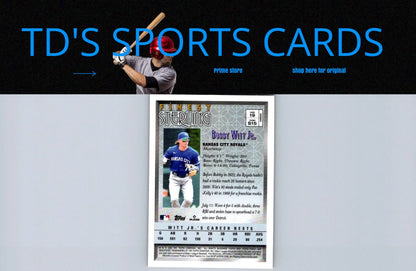 Bobby Witt Jr. 2023 Topps Finest Flashbacks #19 baseball card collectible изображение