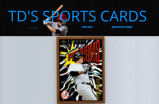 Framed baseball card of Anthony Rizzo from Topps Finest Flashbacks 2023 collection