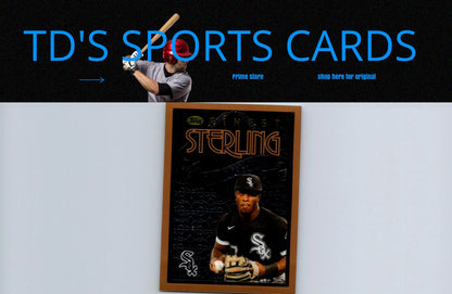 Baseball card of Tim Anderson in White Sox uniform from Topps Finest Flashbacks