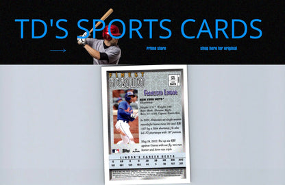 Francisco Lindor baseball card from Topps Finest Flashbacks #35 collectible series