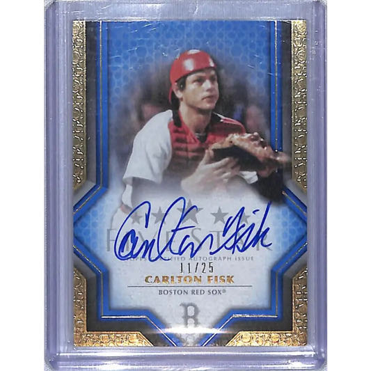 2023 Topps Five Star #FSA-CFI Carlton Fisk NM-MT Auto 11/25 Boston Red Sox Baseball Card