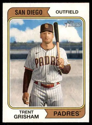 2023 Topps Heritage #137 Trent Grisham NM-MT Padres ID:73379 - Trading Cards