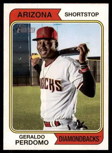 2023 Topps Heritage #251 Geraldo Perdomo NM-MT Diamondbacks ID:73402 - Trading Cards