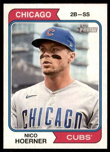 2023 Topps Heritage #275 Nico Hoerner NM-MT Cubs ID:73405 - Trading Cards