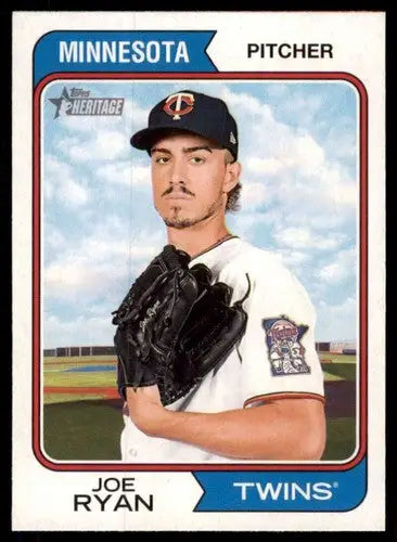 2023 Topps Heritage #29 Joe Ryan NM-MT Twins ID:73360 - Trading Cards