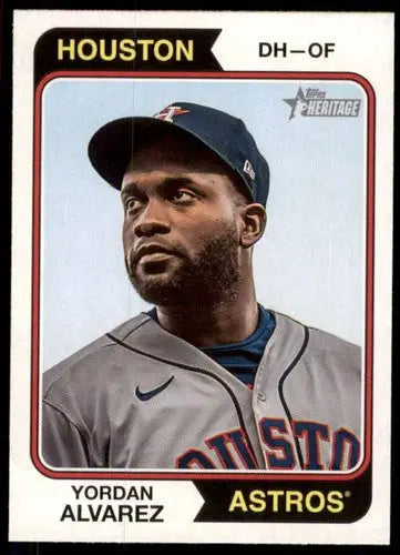 2023 Topps Heritage #304 Yordan Alvarez NM-MT Astros ID:73414 - Trading Cards