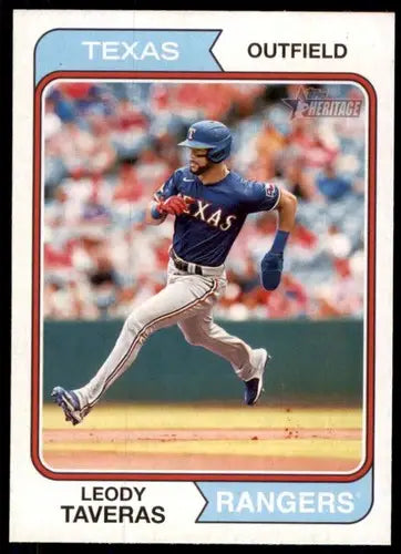 2023 Topps Heritage #323 Leody Taveras NM-MT Rangers ID:73415 - Trading Cards