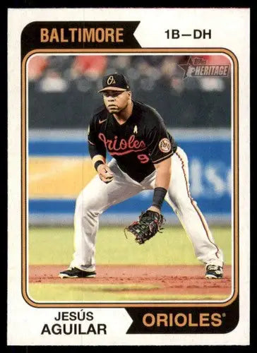 2023 Topps Heritage #325 Jesus Aguilar NM-MT Orioles ID:73416 - Trading Cards