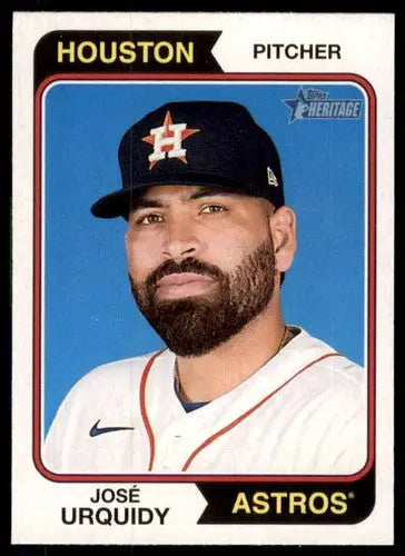 2023 Topps Heritage #329 Jose Urquidy NM-MT Astros ID:73418 - Trading Cards