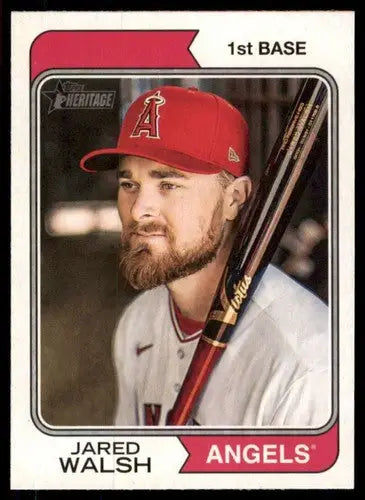 2023 Topps Heritage #368 Jared Walsh NM-MT Angels ID:73427 - Trading Cards