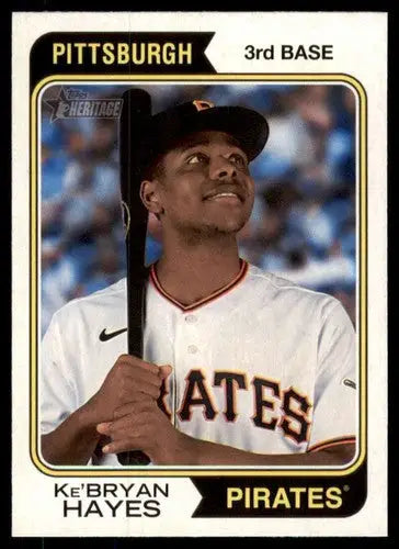 2023 Topps Heritage #372 Ke’Bryan Hayes NM-MT Pirates ID:73429 - Trading Cards