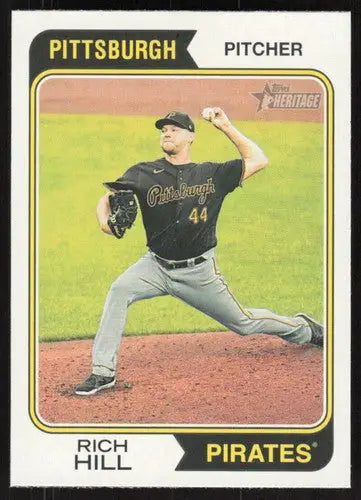 2023 Topps Heritage #374 Rich Hill NM-MT Pirates ID:73430 - Trading Cards