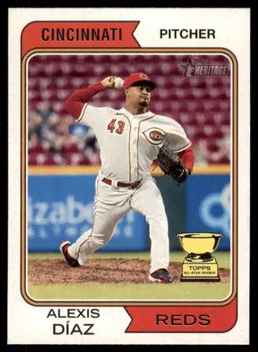 2023 Topps Heritage #55 Alexis Diaz NM-MT Reds ID:73366 - Trading Cards