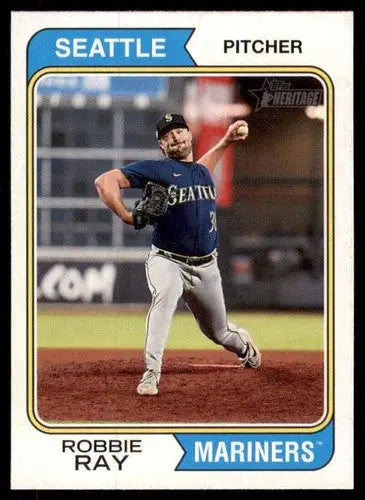 2023 Topps Heritage #58 Robbie Ray NM-MT Mariners ID:73367 - Trading Cards