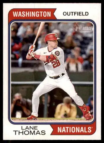 2023 Topps Heritage #69 Lane Thomas NM-MT Nationals ID:73369 - Trading Cards