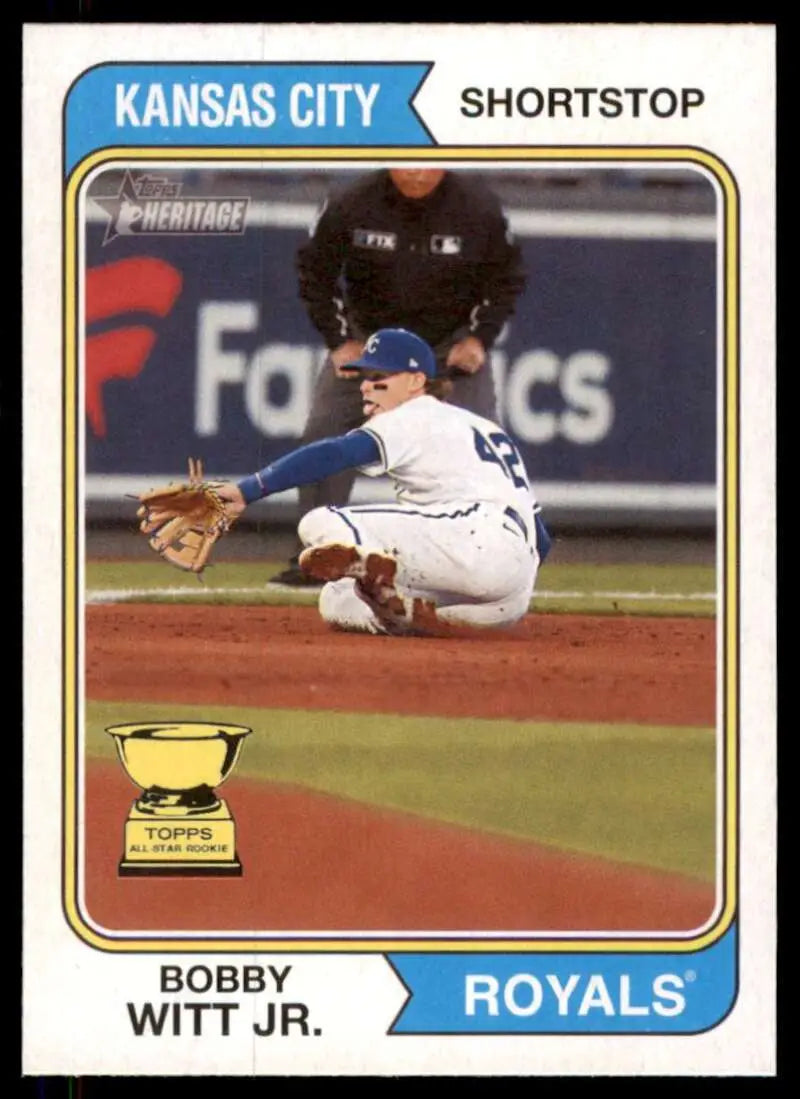 2023 Topps Heritage #85 Bobby Witt Jr. NM-MT Royals