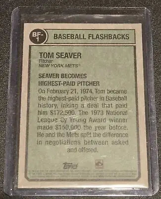 Tom Seaver baseball card from 2023 Topps Heritage series showcasing Tom Seaver baseball memorabilia