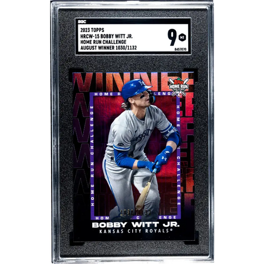 2023 Topps Homerun Challenge Winner #HRCW-15 Bobby Witt Jr. SGC 9 MINT 1030/1132 Kansas City Royals Baseball Card