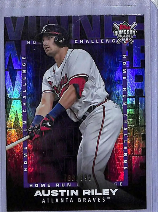 Austin Riley baseball card from 2023 Topps Home Run Challenge Winners series