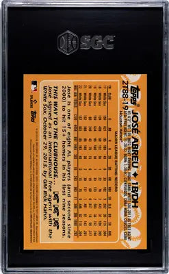 Graded Topps Jose Abreu baseball card 2023 Topps Jose Abreu #2T88-19 SGC 10